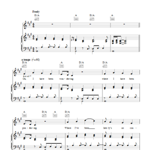 Laura Marling Sophia Musik Noten - Piano, Vocal & Guitar Chords - 110821-0