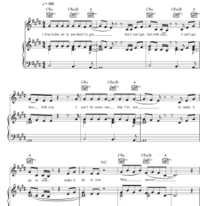 Laura Welsh Undiscovered (from 'Fifty Shades Of Grey') Musik Noten - Piano, Vocal & Guitar Chords - 120649-0
