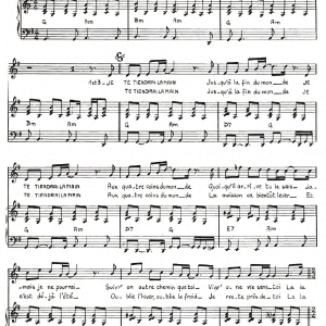 Laurent Rossi Je Te Tiendrai La Main Musik Noten - Piano & Vocal - 119711-0