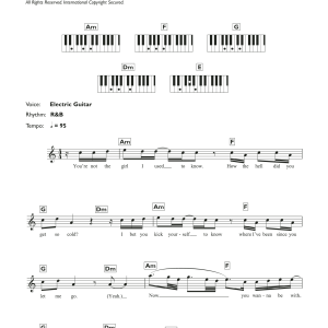 LAWSON Brokenhearted (featuring B.o.B) Musik Noten - Piano Chords/Lyrics - 117746-0