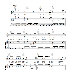 LAWSON Parachute Musik Noten - Piano, Vocal & Guitar Chords - 117598-0