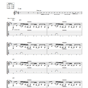 Led Zeppelin Moby Dick Musik Noten - Guitar Tab - 162039-0