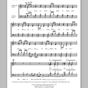 Lee Dengler Did You Hear The Song? Musik Noten - SATB Choir - 81411-0