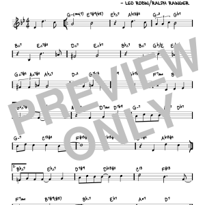 Leo Robin If I Should Lose You Musik Noten - Real Book – Enhanced Chords - 178438-0