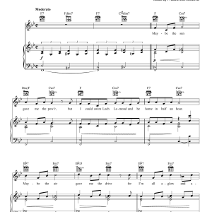 Lerner & Loewe Almost Like Being In Love Musik Noten - Piano, Vocal & Guitar Chords - 110544-0