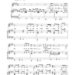Leslie Bricusse This Is The Moment Musik Noten - Piano & Vocal - 151001-0