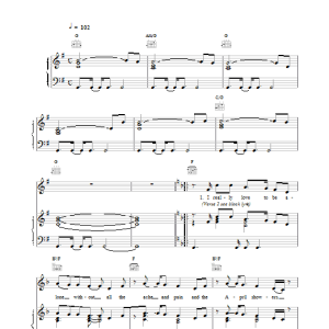 Lighthouse Family Lifted Musik Noten - Piano Chords/Lyrics - 109475-0
