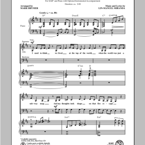 Lin-Manuel Miranda When You're Home (from In The Heights) (arr. Mark Brymer) Musik Noten - SAB Choir - 97723-0