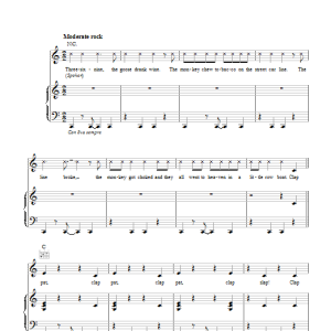 Lincoln Chase The Clapping Song Musik Noten - Piano, Vocal & Guitar Chords - 117829-0