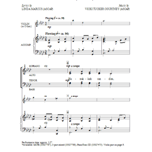 Linda Marcus Hanukkah Flame Musik Noten - SATB Choir - 77699-0