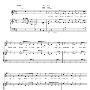 Little Mix Wings Musik Noten - Piano Chords/Lyrics - 116914-0