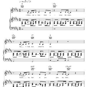 Little Shoes Big Voice Little Things Mean A Lot Musik Noten - Piano, Vocal & Guitar Chords - 120105-0