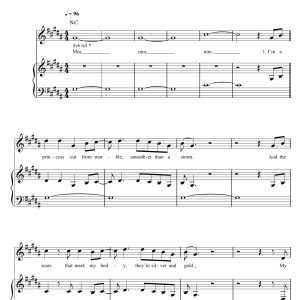 Lorde Yellow Flicker Beat Musik Noten - Piano, Vocal & Guitar Chords - 119677-0