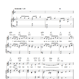 Louis Armstrong On Treasure Island Musik Noten - Piano, Vocal & Guitar Chords - 111189-0