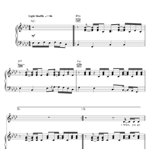 LP Lost On You Musik Noten - Piano, Vocal & Guitar Chords - 123764-0