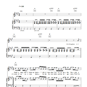 Lucy Spraggan Lighthouse Musik Noten - Piano, Vocal & Guitar Chords - 116621-0