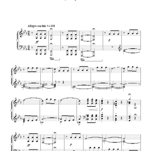 Lugwig Van Beethoven Theme from Symphony No. 5, Op. 67 (1st Movement) Musik Noten - Piano Solo - 110640-0