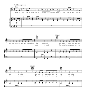 Lurie, Neeman, & Archontis Good Is The New Bad (from Disney's Descendants) Musik Noten - Piano, Vocal & Guitar Chords - 162603-0