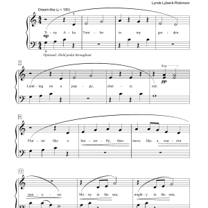 Lynda Lybeck-Robinson Red Dragonfly Musik Noten - Educational Piano - 178595-0