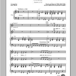 Mac Huff Be My Baby Musik Noten - SSA Choir - 94820-0