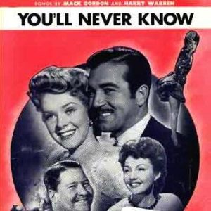 Mack Gordon You'll Never Know Musik Noten - Piano, Vocal & Guitar Chords - 110840-thumbnail