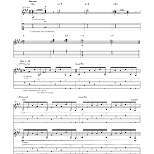 Mahavishnu Orchestra Meeting Of The Spirits Musik Noten - Guitar Tab - 162191-0