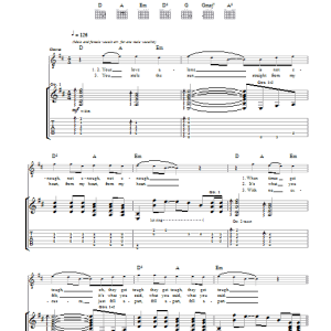 Manic Street Preachers Your Love Alone Is Not Enough Musik Noten - Piano Chords/Lyrics - 109916-0
