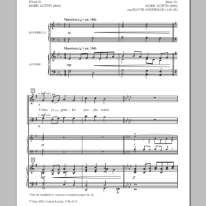 Mark Austin Proclamation Of Gratitude Musik Noten - SATB Choir - 154169-0