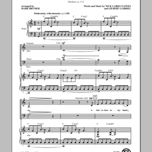 Mark Brymer Life In A Northern Town Musik Noten - SATB Choir - 99023-0