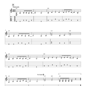 Mark Huls Turbo Rock Musik Noten - Easy Guitar Tab - 165579-0