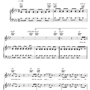 Marlon Roudette When The Beat Drops Out Musik Noten - Piano, Vocal & Guitar Chords - 119282-0
