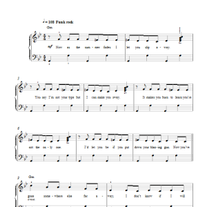 Maroon 5 feat. Rihanna If I Never See Your Face Again Musik Noten - Easy Piano - 118074-0