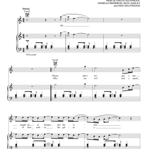 Maroon 5 Lost Stars Musik Noten - Piano, Vocal & Guitar Chords - 157252-0