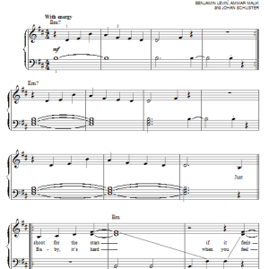 Maroon 5 Moves Like Jagger Musik Noten - Ukulele Chords/Lyrics - 96392-0