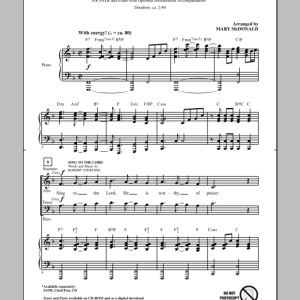 Mary McDonald Praise To The Lord, The Almighty Musik Noten - SATB Choir - 151173-0