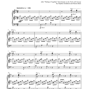 Mason Bates Very Put Together Musik Noten - Piano Solo - 179218-0