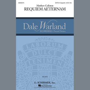 Matthew Colluton Requiem Aeternam Musik Noten - SATB Choir - 158505-thumbnail