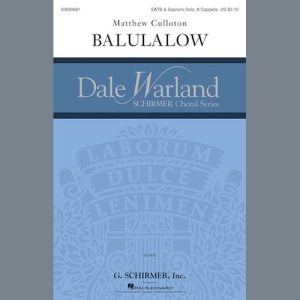Matthew Culloton Balulalow Musik Noten - SATB Choir - 173900-thumbnail