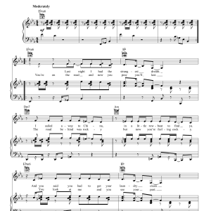 Matthew Wilder Break My Stride Musik Noten - Piano, Vocal & Guitar Chords - 160674-0