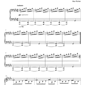 Max Richter Andras Musik Noten - Piano Solo - 119364-0