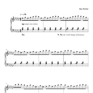 Max Richter Circles From The Rue Simon-Crubellier Musik Noten - Piano Solo - 119365-0