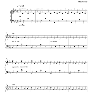Max Richter H In New England Musik Noten - Piano Solo - 119370-0