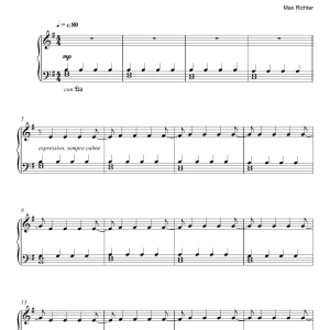 Max Richter The Family (from "Lore") Musik Noten - Piano Solo - 119367-0