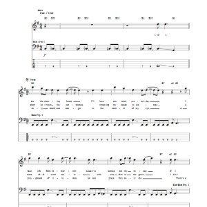 Megadeth 99 Ways To Die Musik Noten - Bass Guitar Tab - 150297-0