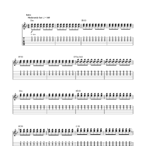 Megadeth Hangar 18 Musik Noten - Bass Guitar Tab - 150287-0