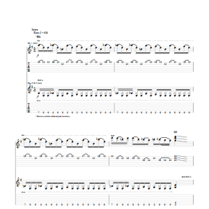 Megadeth Head Crusher Musik Noten - Bass Guitar Tab - 150291-0
