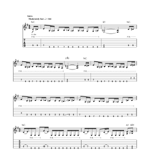 Megadeth Holy Wars...The Punishment Due Musik Noten - Bass Guitar Tab - 150283-0