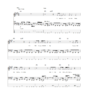 Megadeth Wake Up Dead Musik Noten - Bass Guitar Tab - 150305-0
