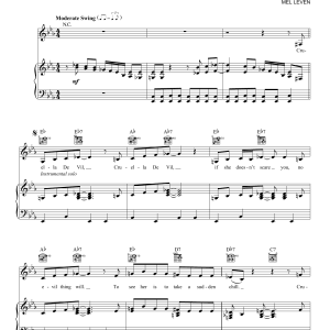 Mel Leven Cruella De Vil (from 101 Dalmations) Musik Noten - Easy Piano - 150690-0