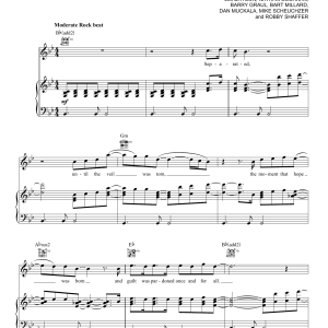 MercyMe All Of Creation Musik Noten - Easy Guitar Tab - 152879-0